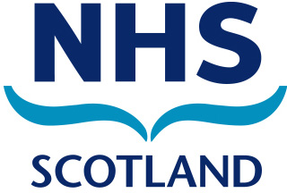 The logo of NHS Scotland